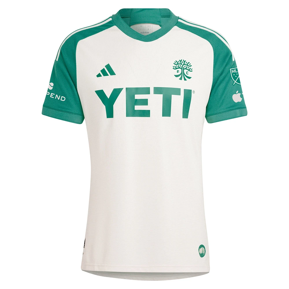 Men's adidas  Tan Austin FC 2024 The Armadillo Kit Authentic Jersey