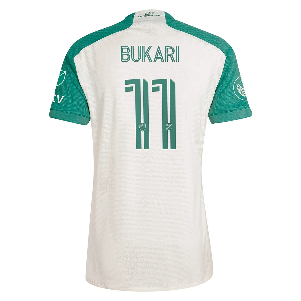 Maillot de joueur authentique adidas Tan Austin FC 2024 The Armadillo Kit pour homme