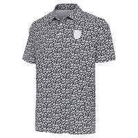 Men's Antigua Gray/Black Austin FC Seasons Polo