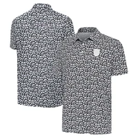 Men's Antigua Gray/Black Austin FC Seasons Polo