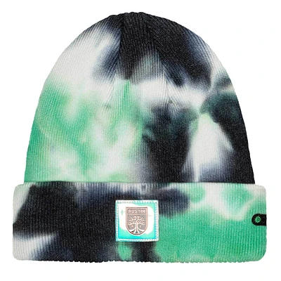 Bonnet en tricot à revers tie-dye psychédélique Austin FC pour hommes