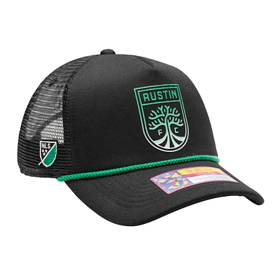 Men's Black Austin FC Atmosphere Trucker Adjustable Hat