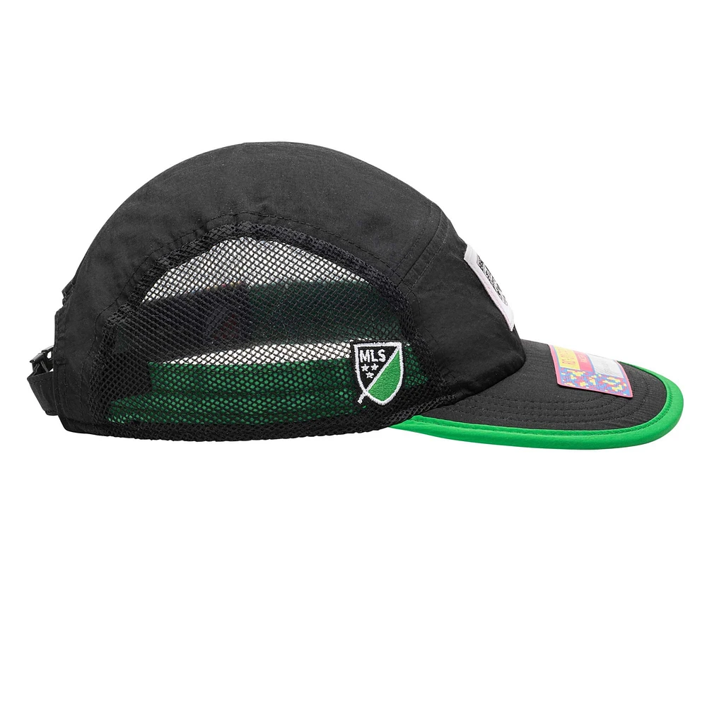 Men's Black Austin FC RC-31 Pro Racer Marathon 2.0 Adjustable Hat