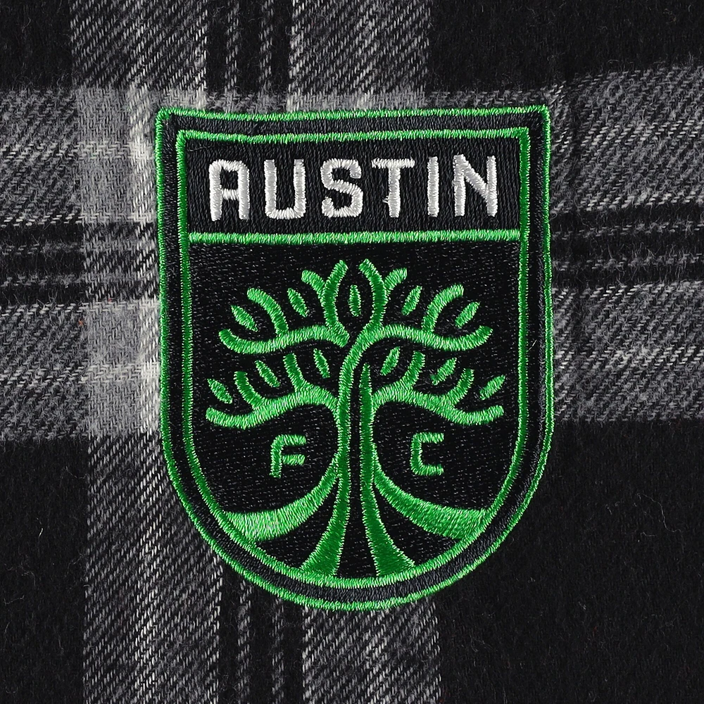 Men's Concepts Sport Black/Gray Austin FC Takeaway Flannel Pants