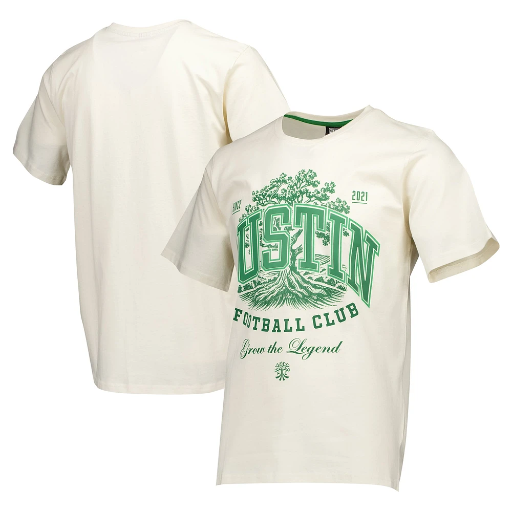 T-shirt décontracté épais Austin FC '90s pour homme couleur crème