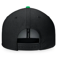 Casquette Snapback Austin FC Downtown noir/vert de marque Fanatics pour hommes