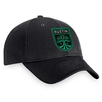 Casquette réglable noire Austin FC Alpha de marque Fanatics pour hommes