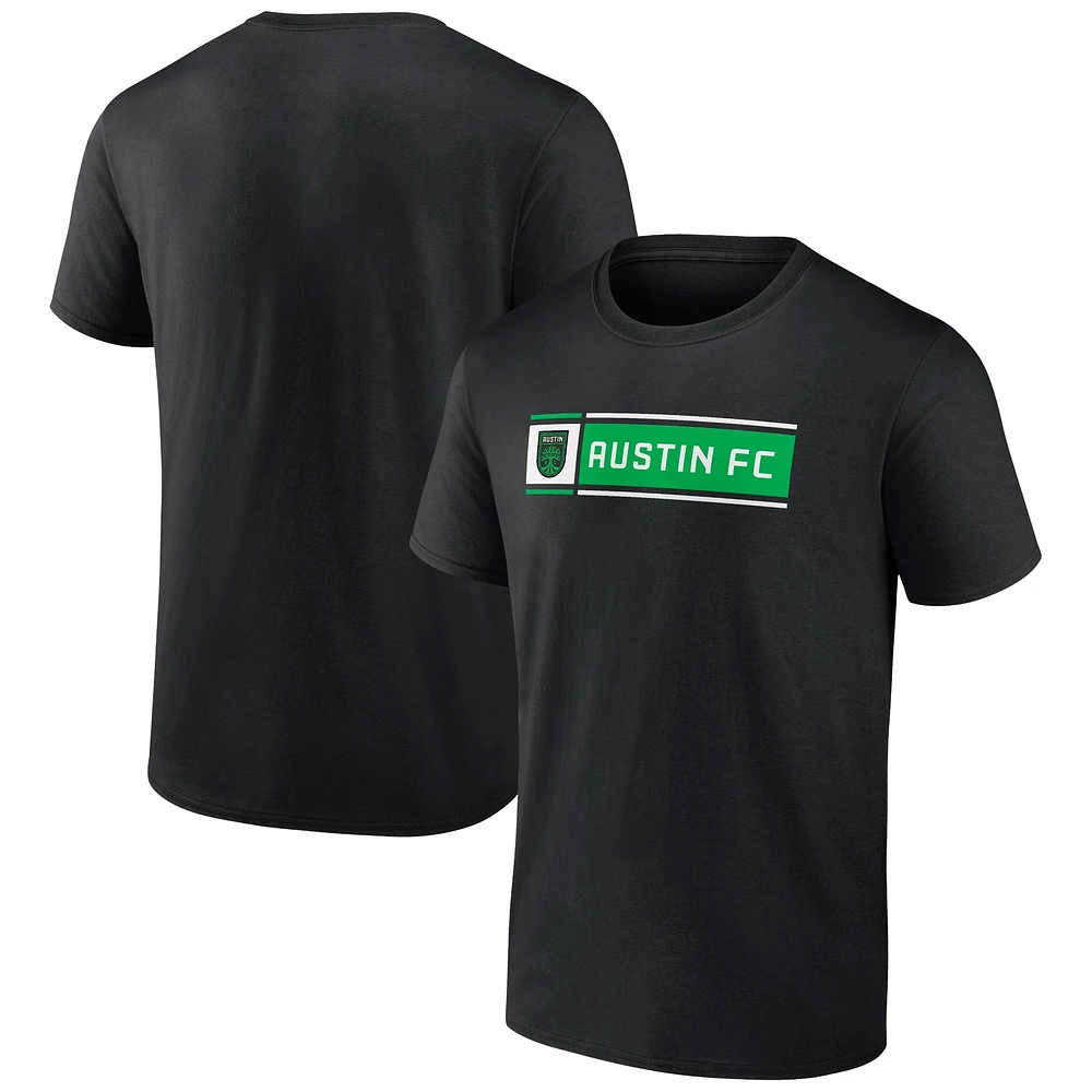 T-shirt noir Fanatics Austin FC Block pour hommes