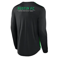 Men's Fanatics Black Austin FC Mid Goal Long Sleeve T-Shirt