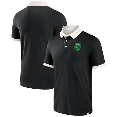 Men's Fanatics Black Austin FC Second Period Polo Shirt