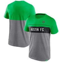 Men's Fanatics Green/Gray Austin FC Striking Distance T-Shirt