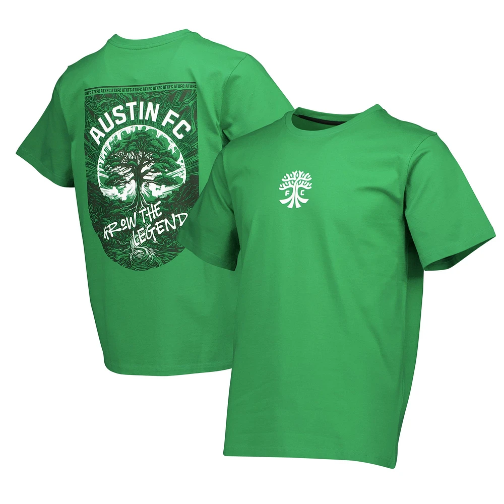 T-shirt décontracté épais Austin FC Street pour homme, vert