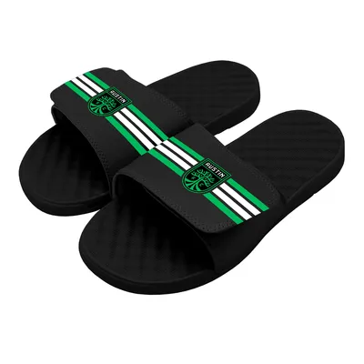 Austin FC ISlide Stripe Slide Sandals - Black