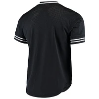 Men's Mitchell & Ness Black Austin FC Mesh V-Neck T-Shirt