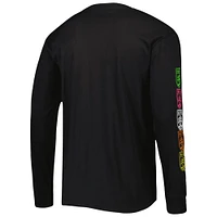 Men's Mitchell & Ness Black Austin FC Papel Picado Long Sleeve T-Shirt