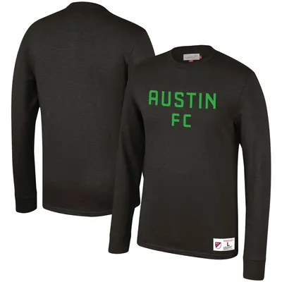 Austin FC Mitchell & Ness Slub Long Sleeve T-Shirt - Black