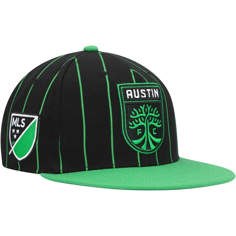 Casquette Mitchell & Ness noire Austin FC Team Pin pour homme