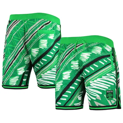 Austin FC Mitchell & Ness Tribal Fashion Shorts - Green