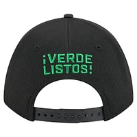Men's New Era Black Austin FC 2025 Jersey Hook 9FORTY M-Crown Adjustable Hat