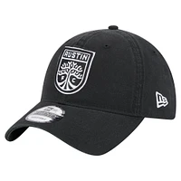 Casquette ajustable Austin FC 2025 Kickoff 9TWENTY noire New Era pour homme