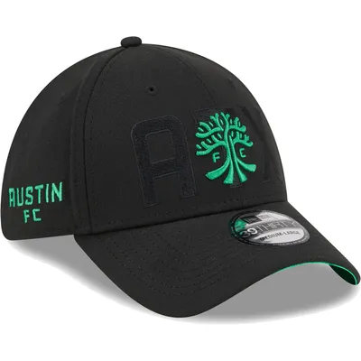 Men's New Era Black Austin FC Kick Off 39THIRTY Flex Hat