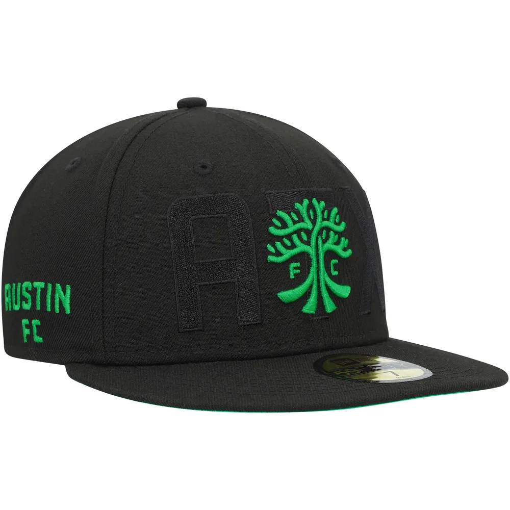 Men's New Era Black Austin FC Kick Off 59FIFTY Fitted Hat