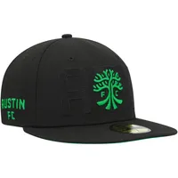 Casquette ajustée noire Austin FC Kick Off 59FIFTY New Era pour homme