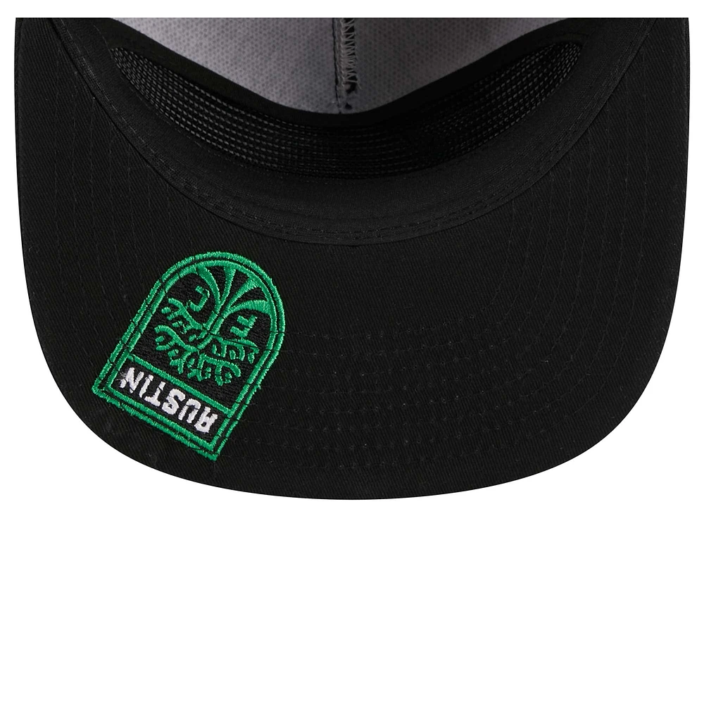 Casquette réglable noire Austin FC Script Golfer New Era pour hommes