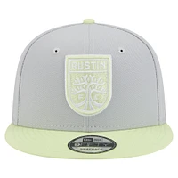 Casquette Snapback bicolore 9FIFTY Austin FC de New Era pour homme, gris