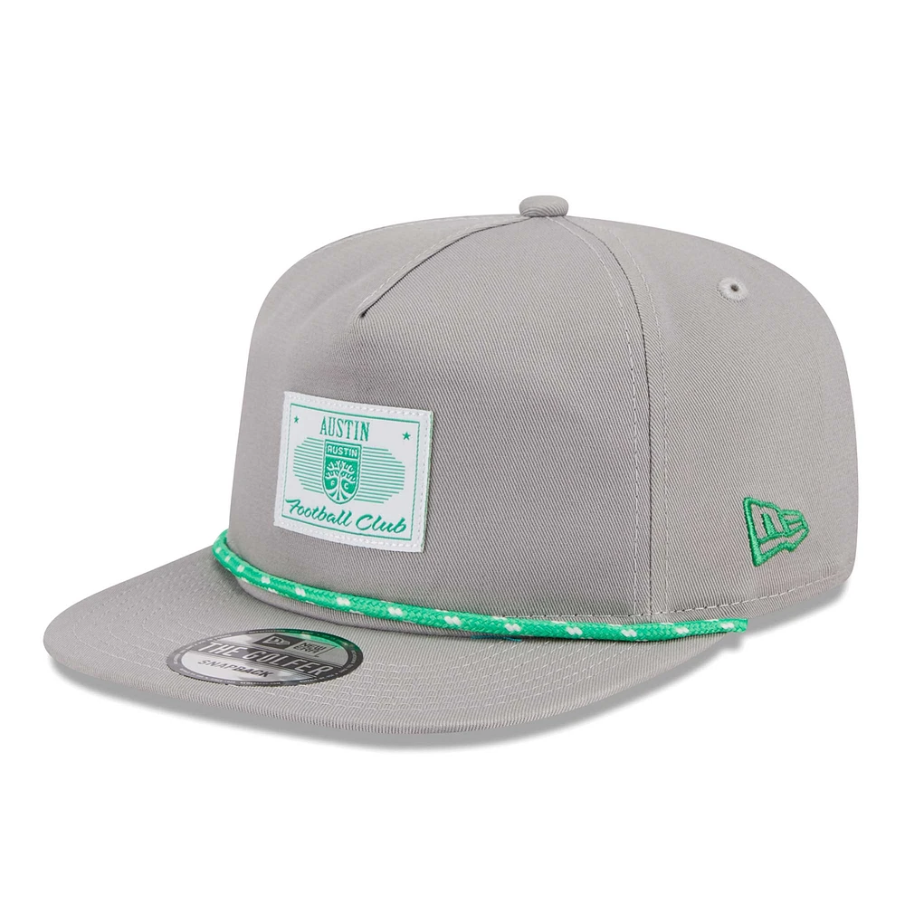 Casquette réglable pour homme Austin FC Patch Golfer New Era noire