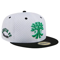 Casquette ajustée 59FIFTY en maille Austin FC Throwback New Era pour hommes, grise