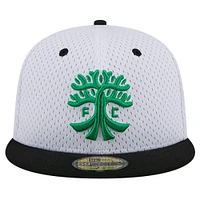 Casquette ajustée 59FIFTY en maille Austin FC Throwback New Era pour hommes, grise