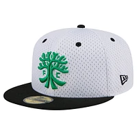 Casquette ajustée 59FIFTY en maille Austin FC Throwback New Era pour hommes, grise