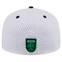 Men's New Era Gray Austin FC Throwback Mesh 59FIFTY Fitted Hat