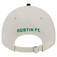 Men's New Era White Austin FC 2024 Kick Off Collection 9TWENTY Adjustable Hat