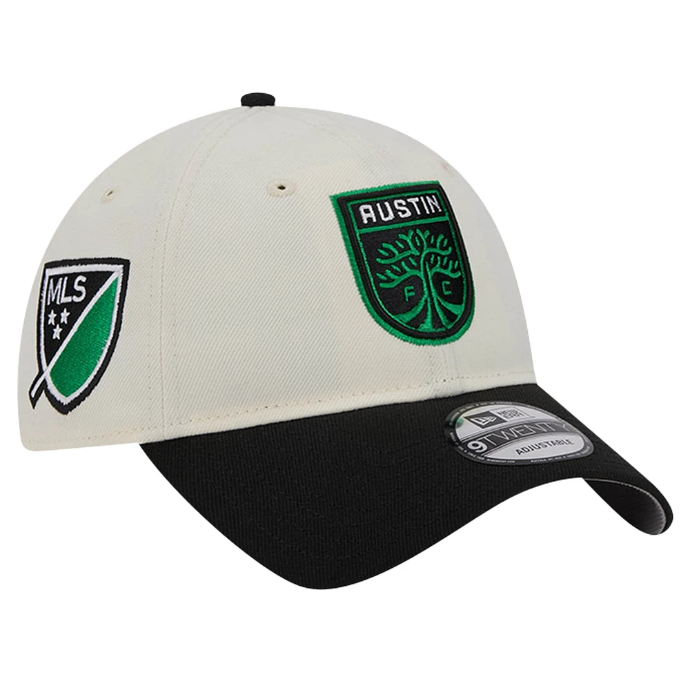 Casquette ajustable 9TWENTY New Era pour homme, blanche, Austin FC 2024 Kick Off Collection