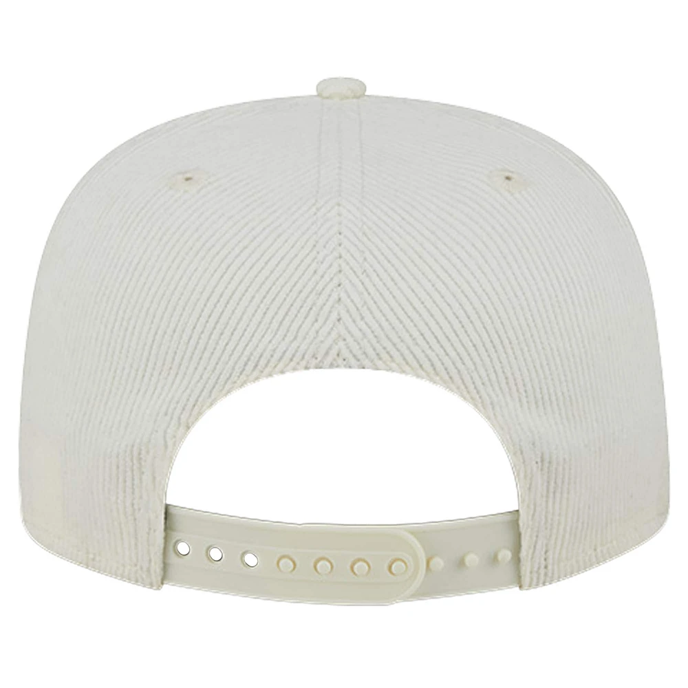 Casquette réglable de golfeur en velours côtelé Austin FC Throwback New Era blanche pour hommes