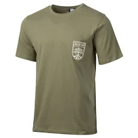 Men's  Sport Design Sweden Olive Austin FC Team Script Relaxed T-Shirt