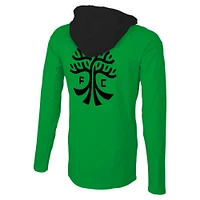 T-shirt à capuche vert manches longues Stadium Essentials Austin FC Tradition Raglan pour hommes