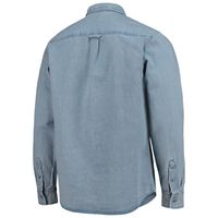 Men's The Wild Collective Blue Austin FC Denim Button-Down Long Sleeve Shirt