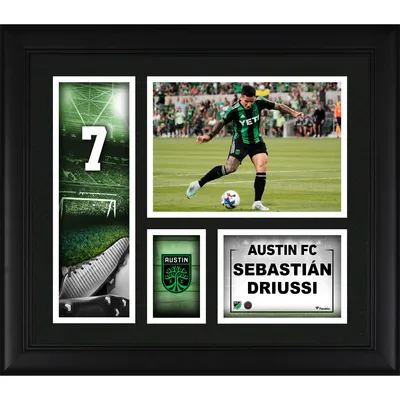 Sebastián Driussi Austin FC Fanatics Authentic Framed 15" x 17" Player Core Collage