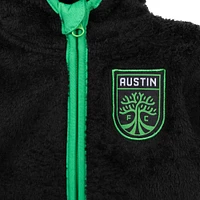Toddler Sport Design Sweden  Black Austin FC Tie-Breaker Teddy Full-Zip Hoodie