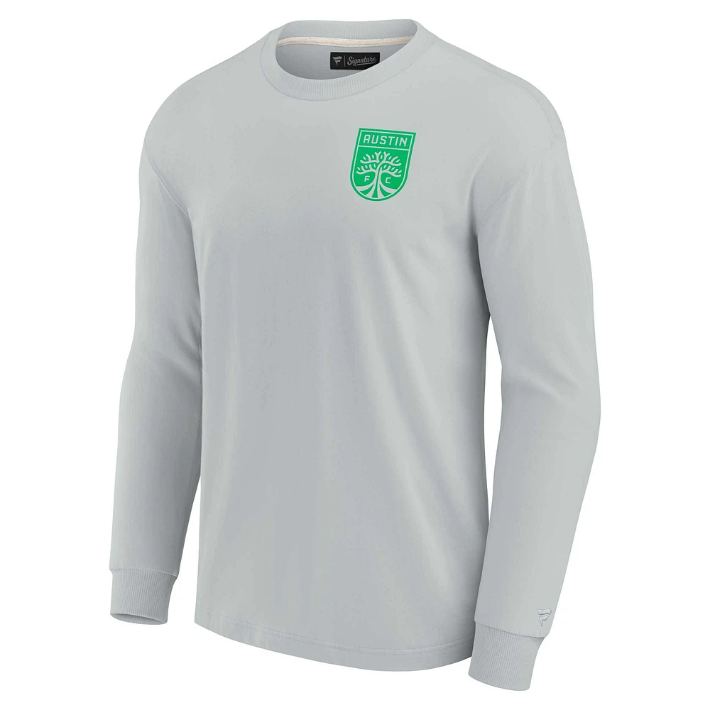 Unisex Fanatics Gray Austin FC Elements Super Soft Long Sleeve T-Shirt