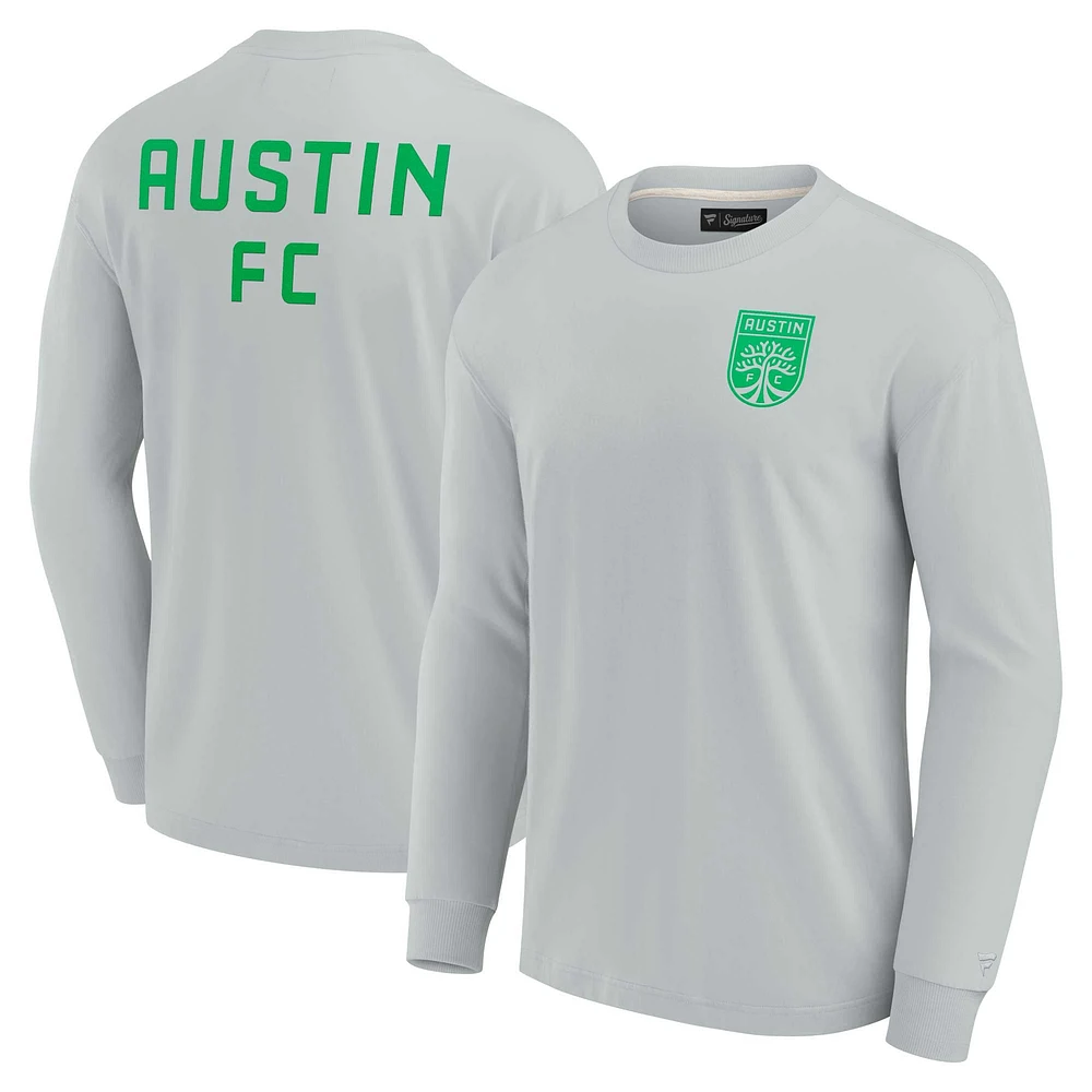 Unisex Fanatics Gray Austin FC Elements Super Soft Long Sleeve T-Shirt