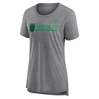 Women's Fanatics  Heather Gray Austin FC Goalkeeper Tri-Blend T-Shirt