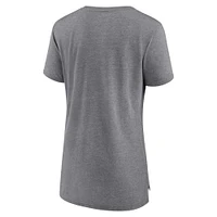 Women's Fanatics  Heather Gray Austin FC Goalkeeper Tri-Blend T-Shirt