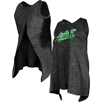 Women's 5th & Ocean by New Era Black Austin FC Athletic Cross Back Tank Top