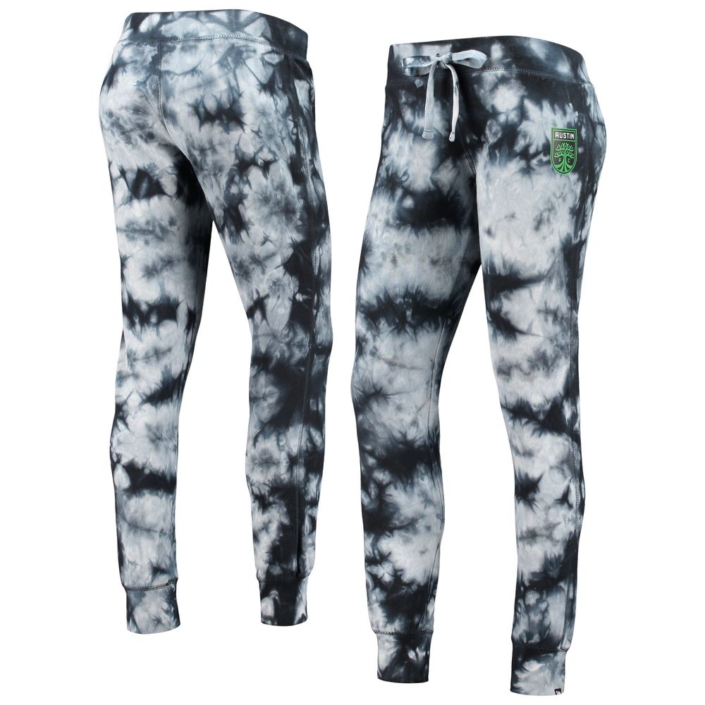 Women's 5th & Ocean by New Era Black Austin FC Tie-Dye Pants