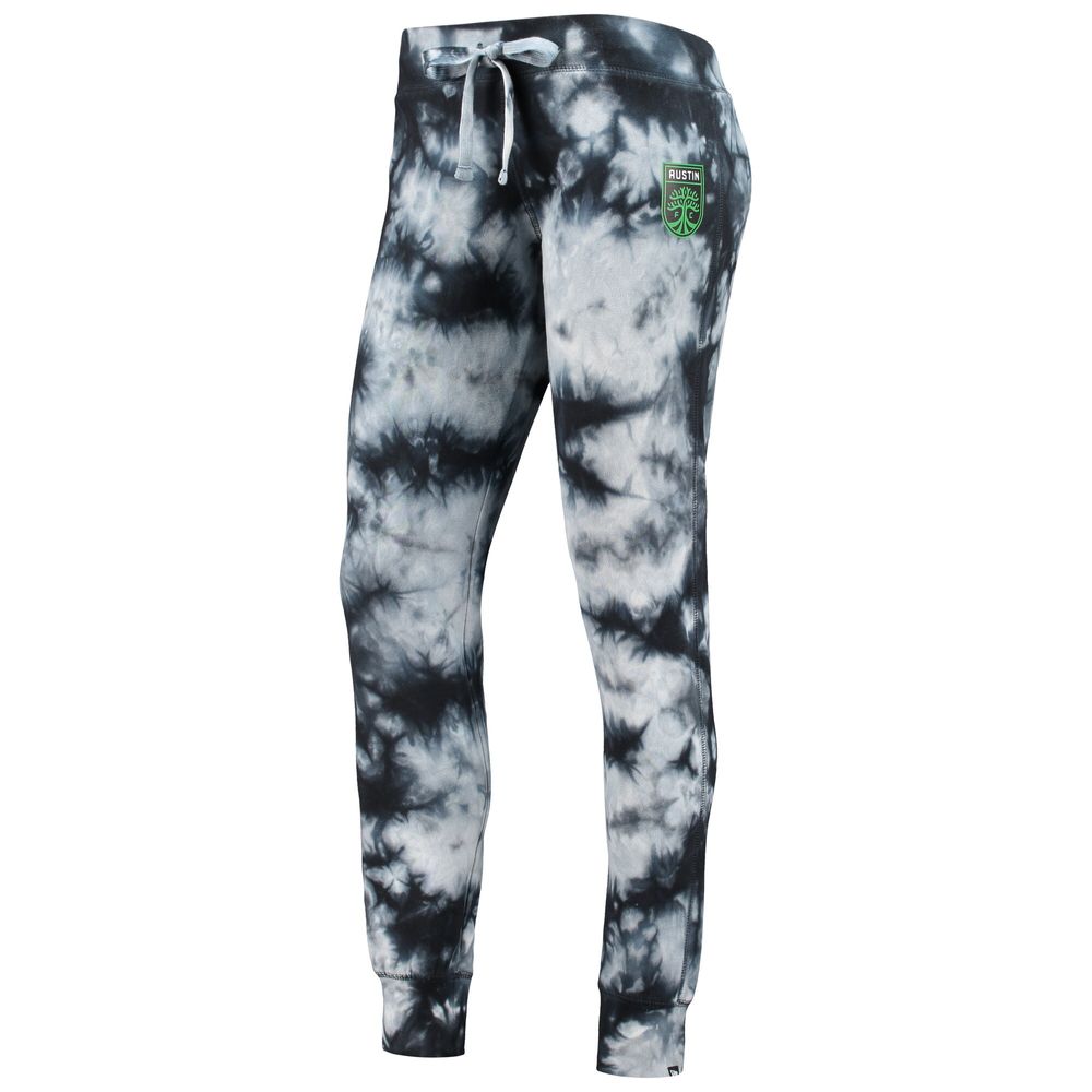 Women's 5th & Ocean by New Era Black Austin FC Tie-Dye Pants