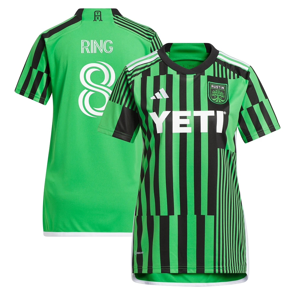 Maillot de joueur réplique adidas Alexander Ring vert Austin FC 2024 Las Voces pour femme